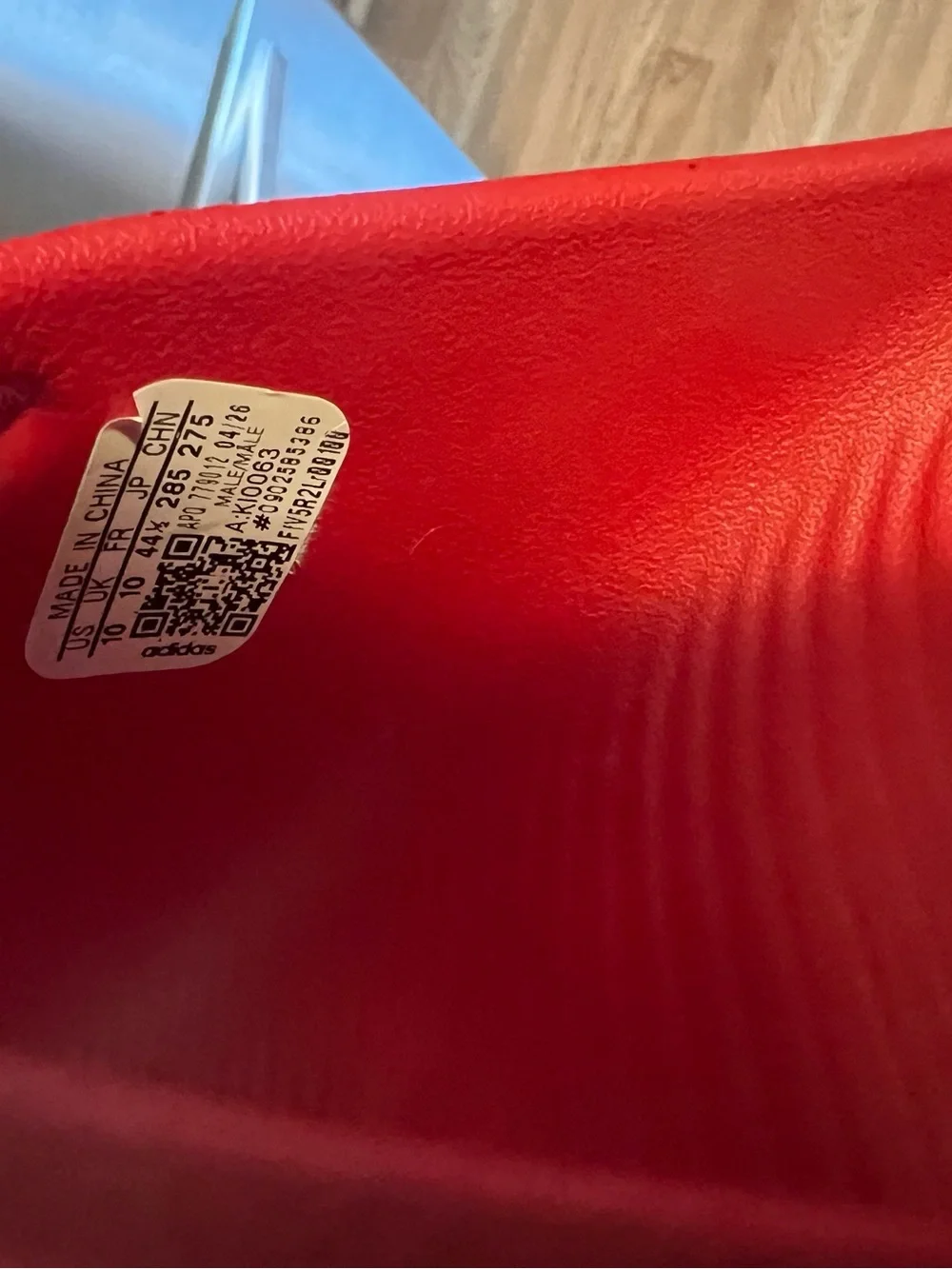 Men’s adidas pure chill slide size 10 (KI0063) no box